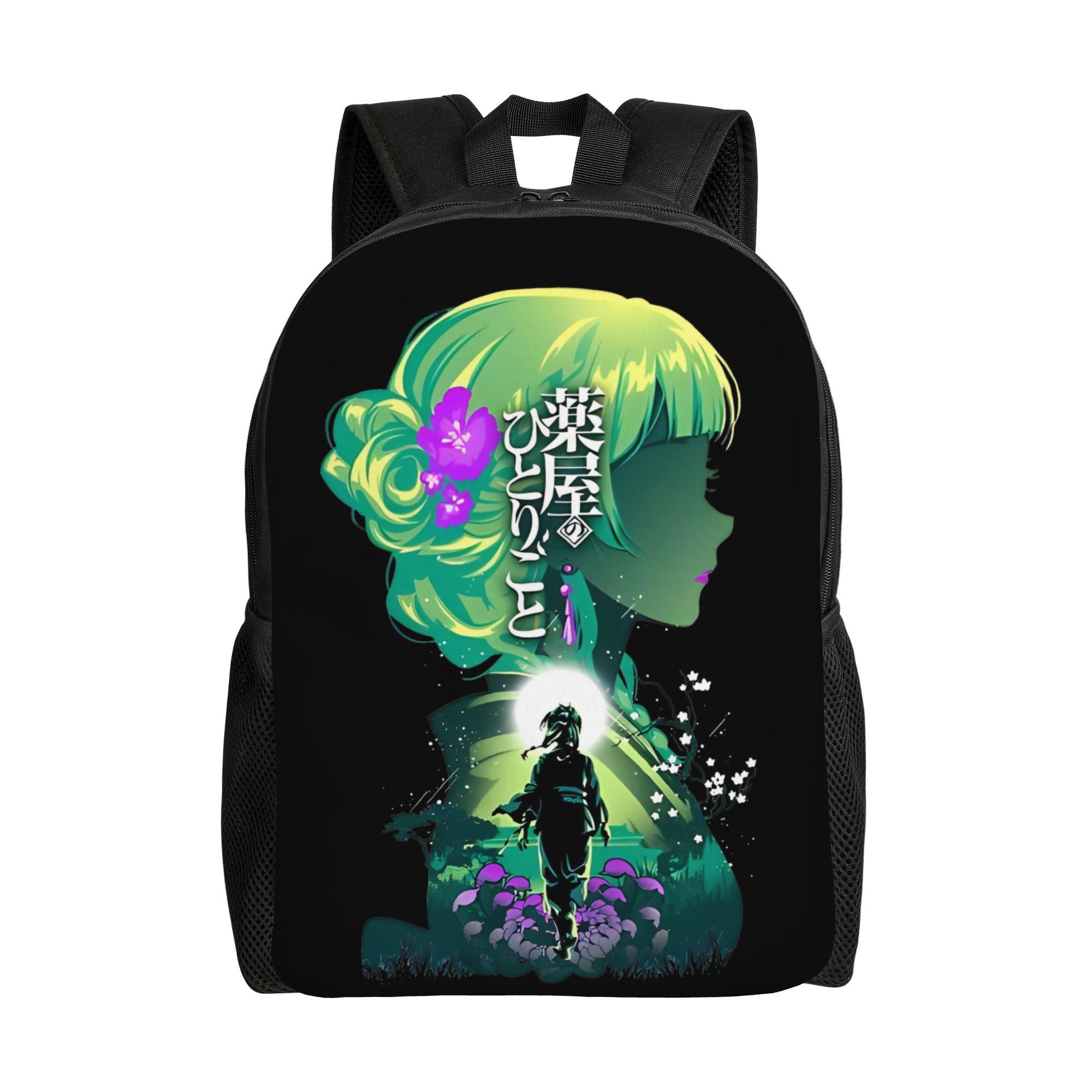 Maomao Jinshi Anime Klassischer Rucksack Langlebig High School Business Apotheker-Tagebücher Daypack Laptop Umhängetasche