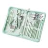 7/10/12/16/22/35pcs Nail Knife Set Stainless Steel Beauty Set Zipper Bag Manicure Knife Planer Nail Pliers Manicure Tools