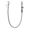 Wallet Chain 70cm Trendy Fashion for Women Girls Streetwear Fans Skaters Black Leather