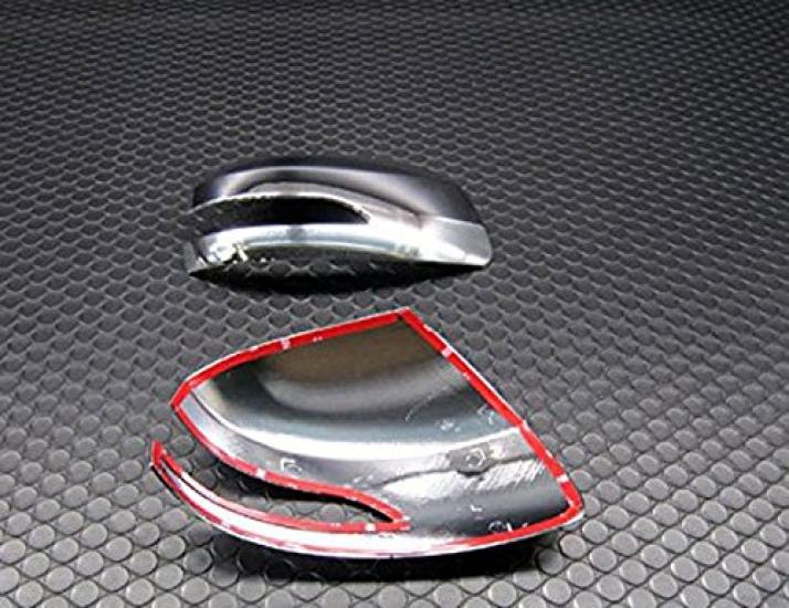 BRIGHTZ Chrome Door Mirror Covers for Mira Compatible with and 310 eS (LA300S, LA310S) [MIR-SID-137] LA300, A300, 300, LA310, A310, (Part Number