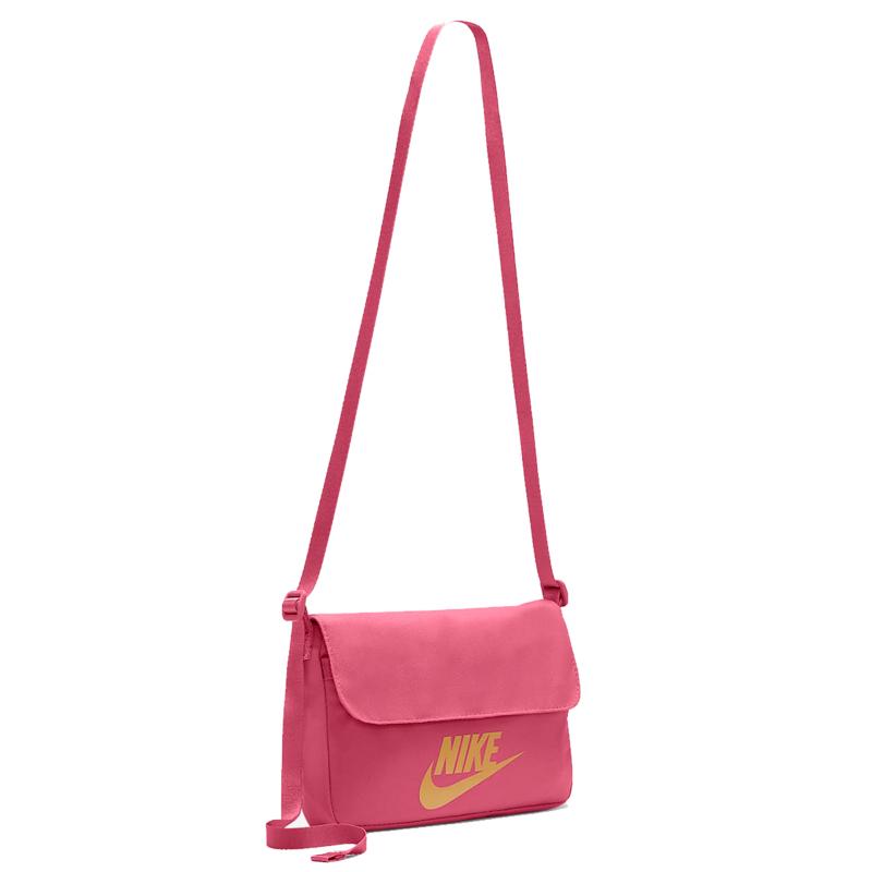 Nike Fabric Shoulder Bag, Crossbody Bag Regular Women's Raspberry Pink Casual CW9300-622 Casual CW9300-622