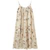 Sancai 2025 New Chinese Style Printed Loose Camisole Dress