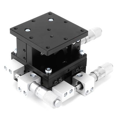 LD60LM XYZ 3osý manuální lineární stolek pro trimování, ladění, posuvný stůl 60 x 60 mm