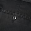 Diagonal mid waist business casual pants for men, solid color simple straight leg pants