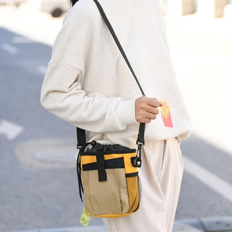 Dog Training Bag Adjustable Pet Treat Pouch Outdoor Walking Bag Pet Supplies Treat Waist Bag Pet Outdoor Treats Bag