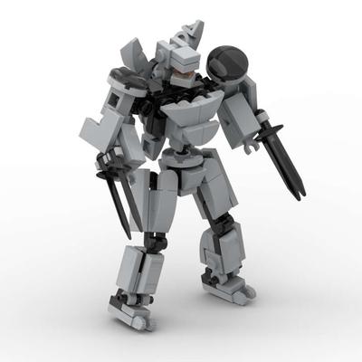 Mecha Warrior Kostky Model Hračky pro kluky MOC Robot Akční Anime Postavička Stavebnice Hračky pro děti DIY Skládací Kostky Hračka Pro Děti