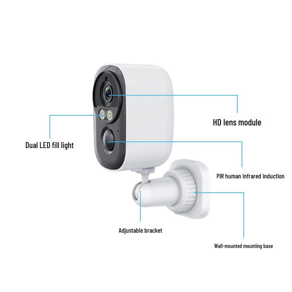 Wireless Ultra HD Home Camera with Low Power Battery and Smart Monitoring