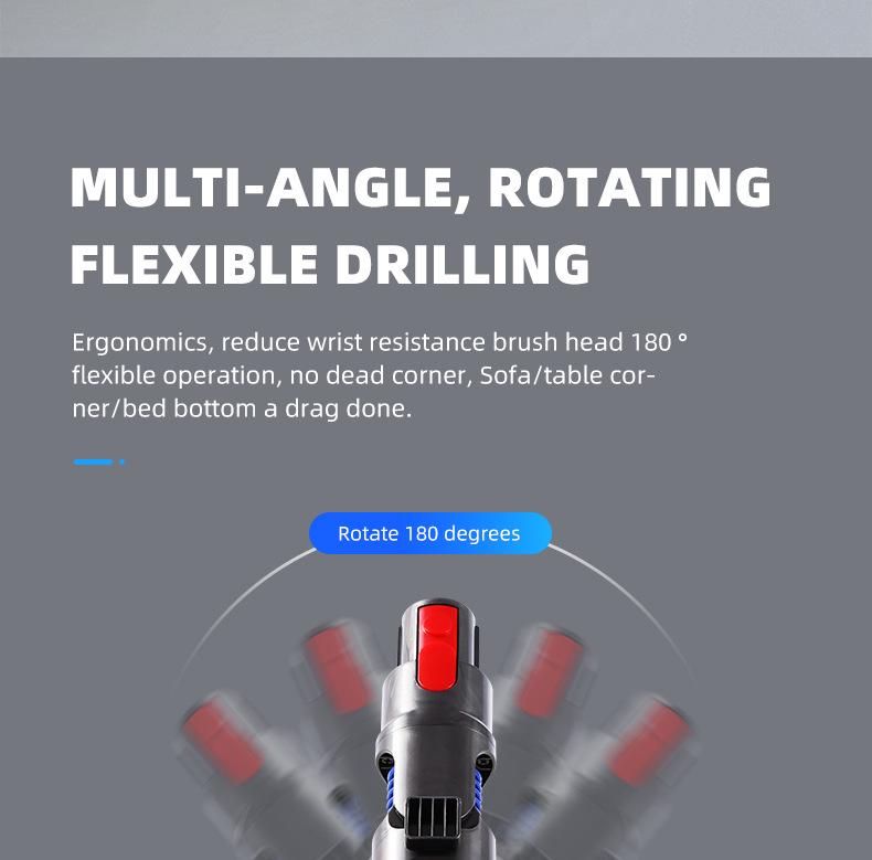 Kompatybilny zestaw akcesoriów do odkurzacza Dyson: V7/V8/V10/V15 Szczotka, Mop, Zbiornik na wodę