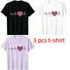 Fun I Love Norway Pattern Print Men's T-shirt Summer Men's and Women's Casual Fashion Tops Men's Short Sleeve T-shirt Oversize Clothing