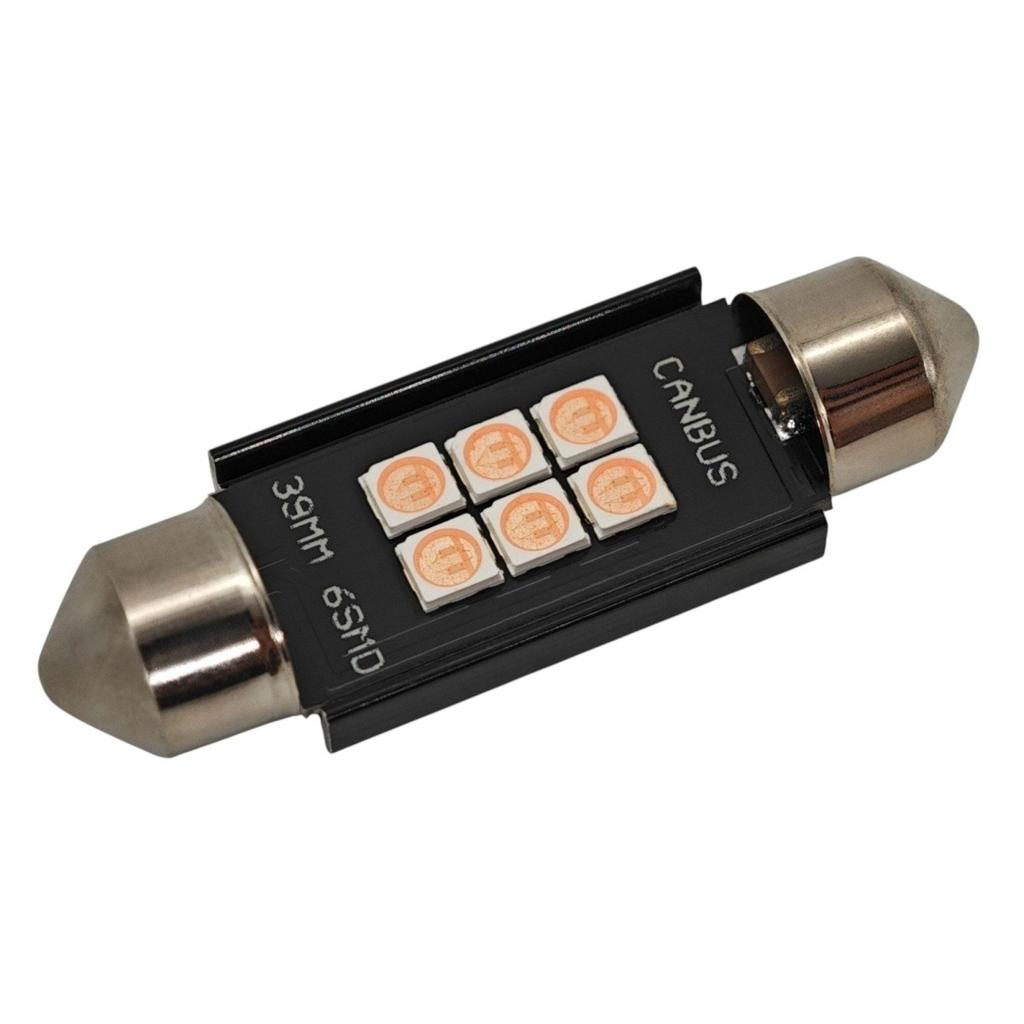 C5W C10W LED Bulb SV8.5 12-24V CANBUS 39mm - Pink Off-Road