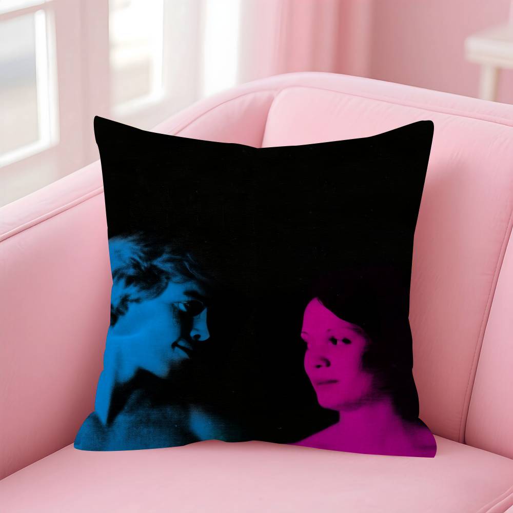 Hot TV Girl Album Pillow Covers Cartoon Sofa Decorative Home Doublesided Printing Short Plush Cute Cushion Cover