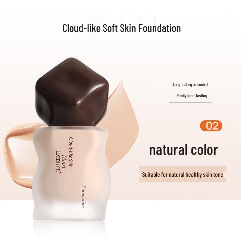 WODWOD Cloud-Soft Hydrating Foundation: Long-Lasting, Waterproof, Sweatproof, Creamy Concealer.