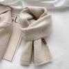2026 Damen Kaschmirschal Frauen Winter Luxus Einfarbige Schals und Wickeltücher Damen Warm Dicke Wolle Halstuch Decke Pashmina