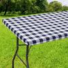 Homaxy Rechteckige Tischdecke Abdeckung Wasserdichte Tischdecke Passend für Klapptische Waschbarer Tischschutz Camping Outdoor 30x72