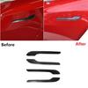 4X Carbon Fiber Outdoor Handle Panel Cover Trim For Tesla Model 3/Y 2017-
