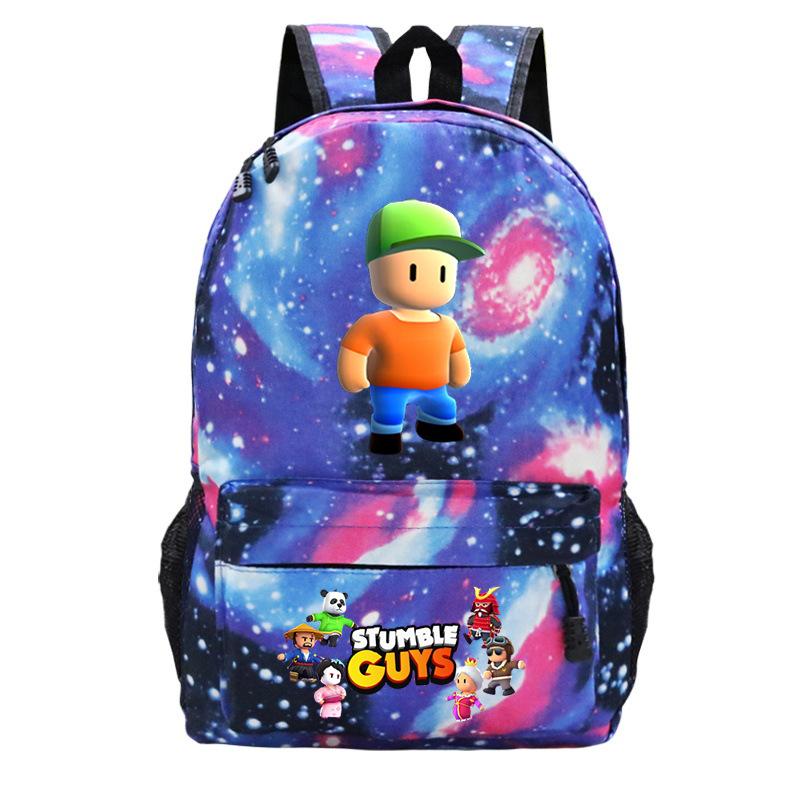 Collision Party Game Merchandise Printing Trend Student Leisure Children Double Shoulder Bag
