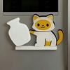 1/2Pcs Cat Whiskers Holder Refrigerator Magnet Cat Hair Miniature Vase Collector Container Pet Memorial Keepsake Decoration