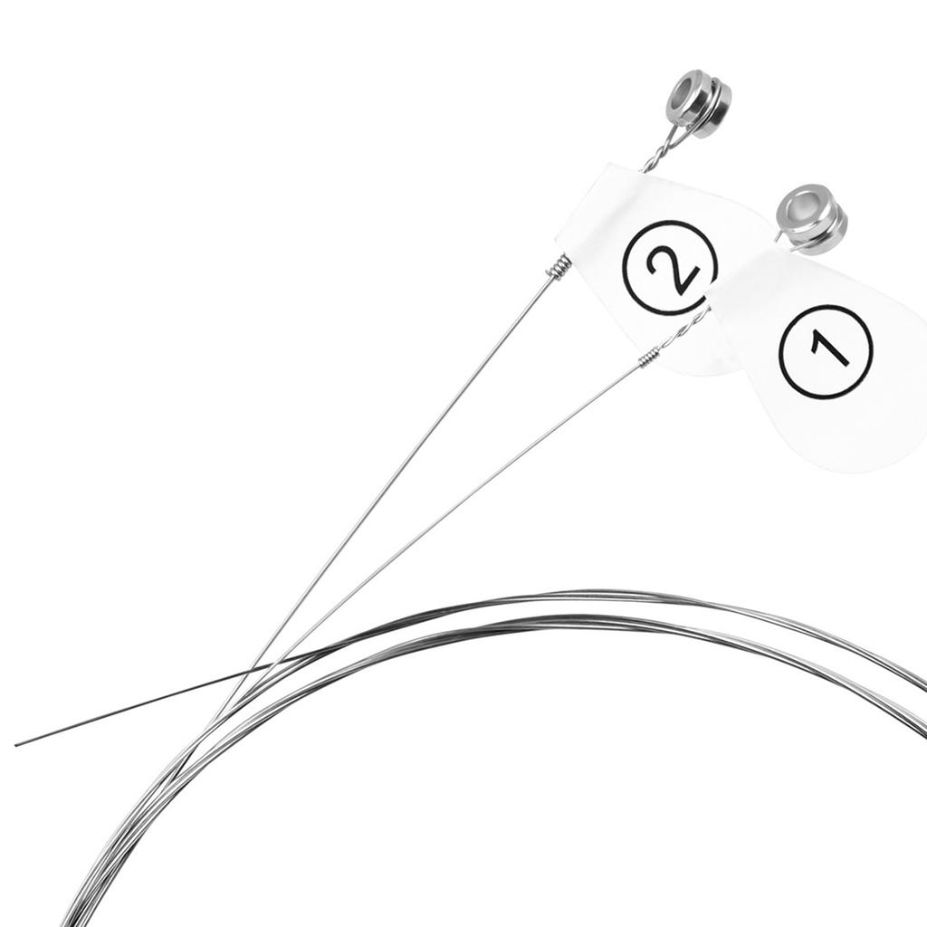 6 Stück Kohlenstoffstahlkern E-Gitarren Zubehörteile Saiten .009-.042 Gitarre Stahldraht Gitarre Musikinstrumente