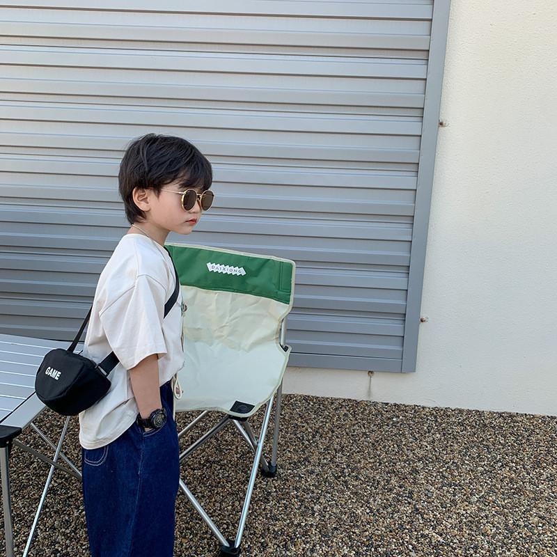 Stylish Crossbody Nylon Bag For Children With Fun Letter Design For Adventures Everyday