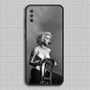 Singer Madonna 80s Phone Case For Samsung S23,23,22,30,21,10,9,Note20 Ultra,Lite,Ultra,5G,Plus,FE,Black Soft Case