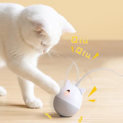 USB Rechargeable Automatic Interactive Cat Toy Infrared Sensor Irregular Rotation Smart Rotating Cat Toys Remote Control