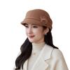 Season Brim Retro Temperament Elegant Equestrian Middle-Aged And Elderly Ladies Mother Wool Warm Cap