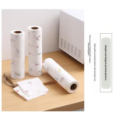 Outil de nettoyage Fournitures de nettoyage Chiffon de nettoyage Antiadhésif Huile Sèche Serviette à double usage 1PCS Papier de cuisine non pelucheux Perle jetable épaissie