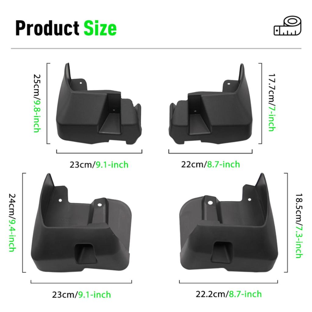 4PCS Car Mud Flaps Splash Guards Mudguards Car Mud Flaps Compatible with Subaru Outback 2015 2016 2017 2018 2019 2020