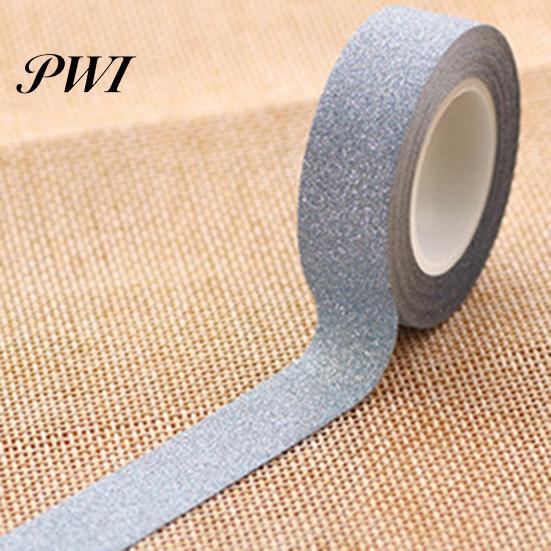 10m Glitter Washi Lepicí papír Maskovací Lepicí páska Štítek Dekorativní DIY Craft