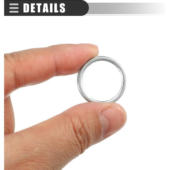 Motoforti Car Oil Drain Plug Gaskets, Engine Oil Crush Washer Seals, for Subaru BRZ 2013-2020, Aluminum, No.803916010, Silver Tone, 20 Pcs