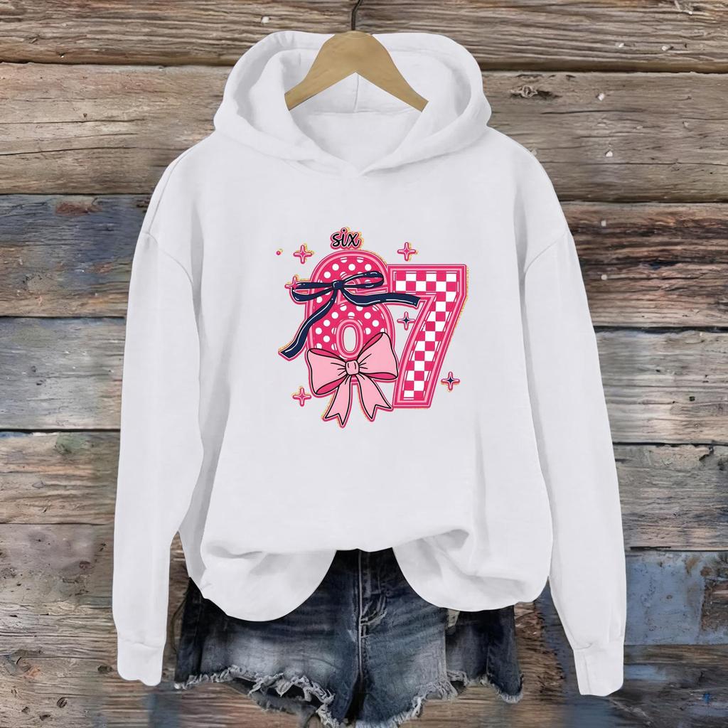 Women's Fashion Daily Versatile Casual Sweatshirts Long Sleeve Hooded Top Sweatshirts