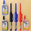 1-24Pcs 45mm White Long Nib Head Carpenter Pen Black/Blue/Red Deep Hole Marker Pens Waterproof for Measuring Woodworking Office