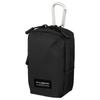 HAKUBA Pixgear DP01 Camera Double with Carabiner and Belt for Digital and Compact Cameras Pouch, Medium, Black, 0.25L, Zipper, Loop, (SPG-DP01CPMBK)