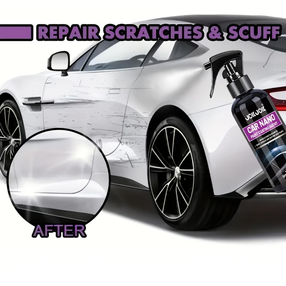 Car Paint Ceramic Polish Spray: Nano Coating, Premium Hydrophobic Formula, Scratch & Rain Protection, Surface Restoration for a