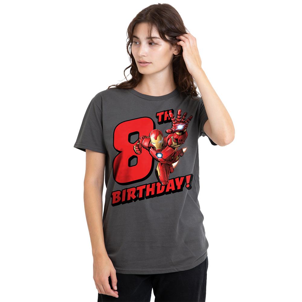 Iron Man Womens/Ladies 8th Birthday T-Shirt