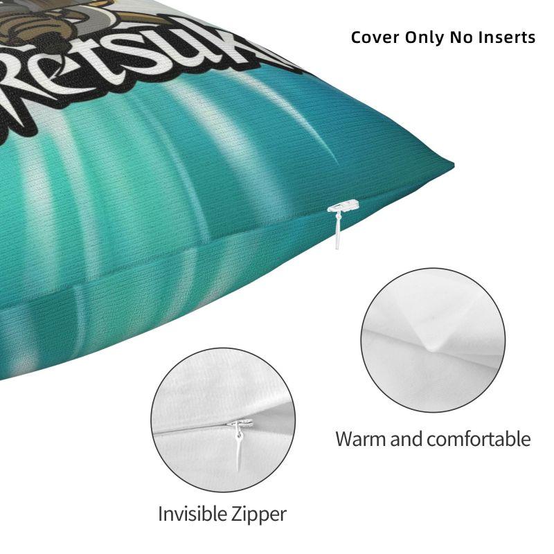 Custom Japan Cartoon Aggretsuko Anime Pillow Covers Home Decoration Nordic Cushion Cover Soft Pillowcase