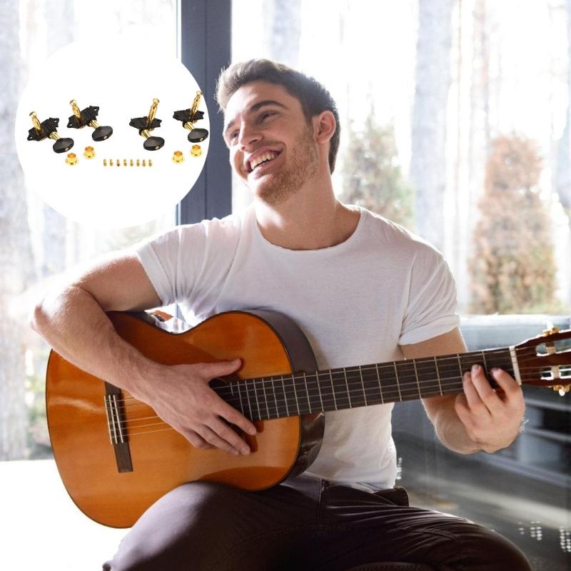 Gitarrensaiten Stimmwirbel Vintage Offene Mechaniken Töne Einstellen Mechaniken Gitarren Locking Stimmwirbel Einfache Installation