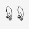 Rush Off Love Me Heart Ring Earring / Love Me Heart Ring Earrings (Silver Post)