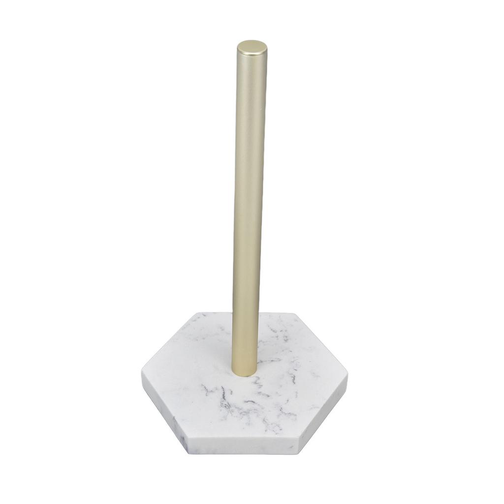Papierhandtuchhalter Simulation Marmor Stehend Multifunktional Küchenpapierhalter Ständer für Büro Küche Badezimmer