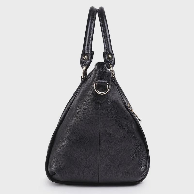 2025 European & American Fashion Women's Large Capacity Genuine Leather Shoulder & Crossbody Bag