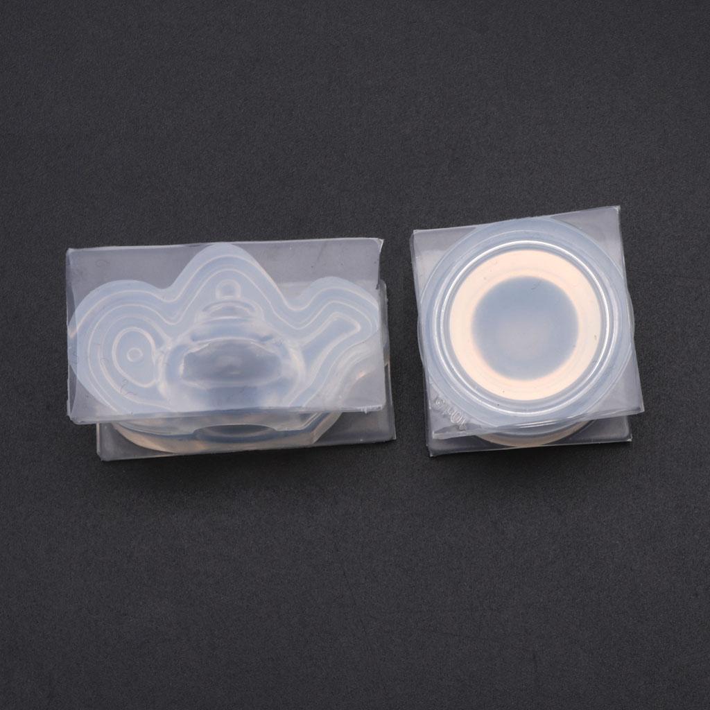 Clay Mold for Miniature Cake Cupcake Food Bread Silicone Resin Mold Bottle Jar Container Epoxy Mold Jewelry Casting