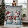 Christmas Geometric Theme Digital-printed Polyester Velvet Flannel Soft Sofa Cover Blanket Fleece Sofa Cover Blankets for Beds