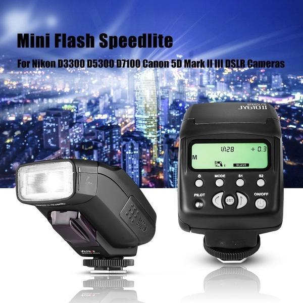Viltrox JY 670C/n câmera led ttl macro anel flash luz speedlite para