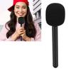 Mic Handle Windproof and Noise Reduction Ergonomic Design Wireless Interview Microphone Rig