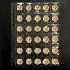 Grenzüberschreitendes 9-Loch 30/20-Fächer Klappdeckel PVC Münzsammlungsalbum