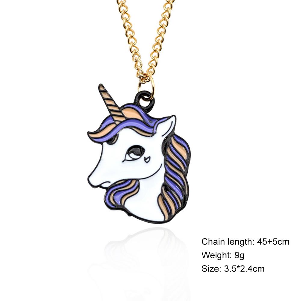 Creative Cartoon Cute  Alloy Necklace Christmas New Year Birthday Gift