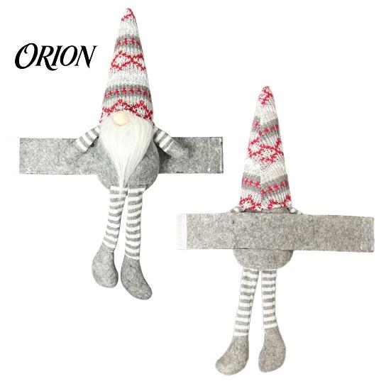 Curtain Buckle for Living Room Christmas Plush Gnome Buckle, Scandinavian Santa Doll Tiebacks, Cute Decor Faceless Dwarf Holdback Fastener Holiday