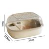 Large Space Hamster Villa Plastic Pet Habitat House Convenient Hamster Cage  Chinchilla