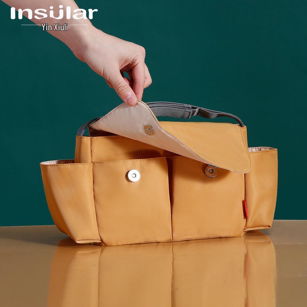 Large Capacity Portable Nylon Stroller Hanging Bag - Multifunctional Mommy Bag