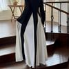 Abito Lungo Casual a Manica Lunga Donna Abiti Maxi Abito da Sera Elegante Abiti da Festa Musulmani Caftani Dubai Turchia Abito Hijab